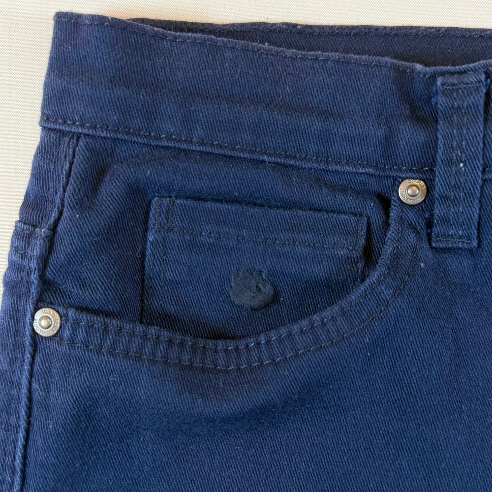 🔴 Gloria Vanderbilt  Size 8 Classic Fit Navy Blue Jeans Women's - Picture 5 of 10